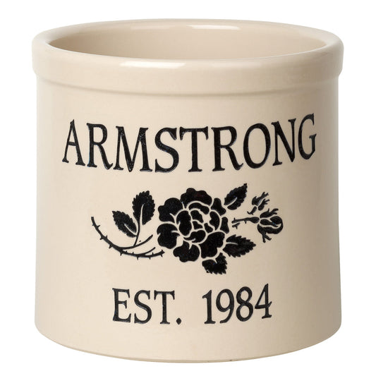 Ceramic Crock - Rose - Established